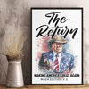 The Time Is Now, Time To Make Things Greater - US Patriotic Pride Vertical Poster - Gift For Conservative Supporters