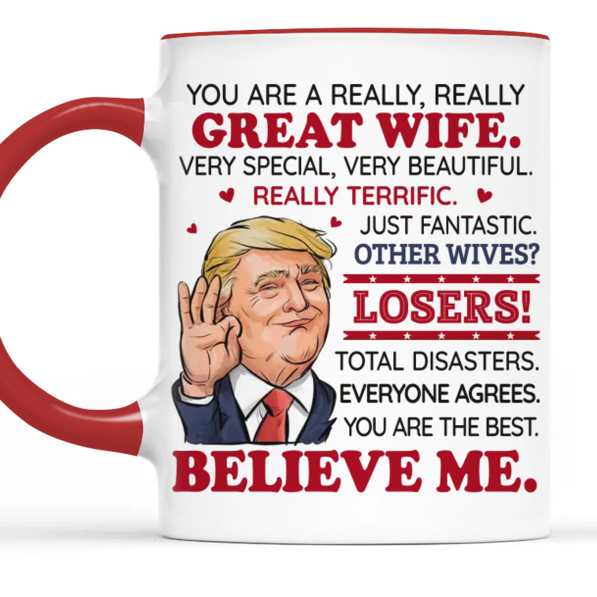 Really Terrific Just Fantastic - US Patriotic Pride Accent Mug