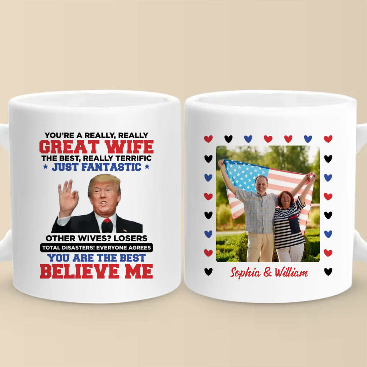 Custom Photo You Are The Best - US Patriotic Pride Mug