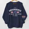 Make A Statement While Staying Warm -  US Patriotic Pride Unisex Sweatshirt, Hoodie With Design On Sleeve