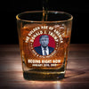The Golden Age Of America Begins Right Now - US Patriotic Pride Square Whiskey Glass - Gift For Conservative Supporters