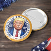 Show Your Support For A Brighter Future - US Patriotic Pride Pinback Button