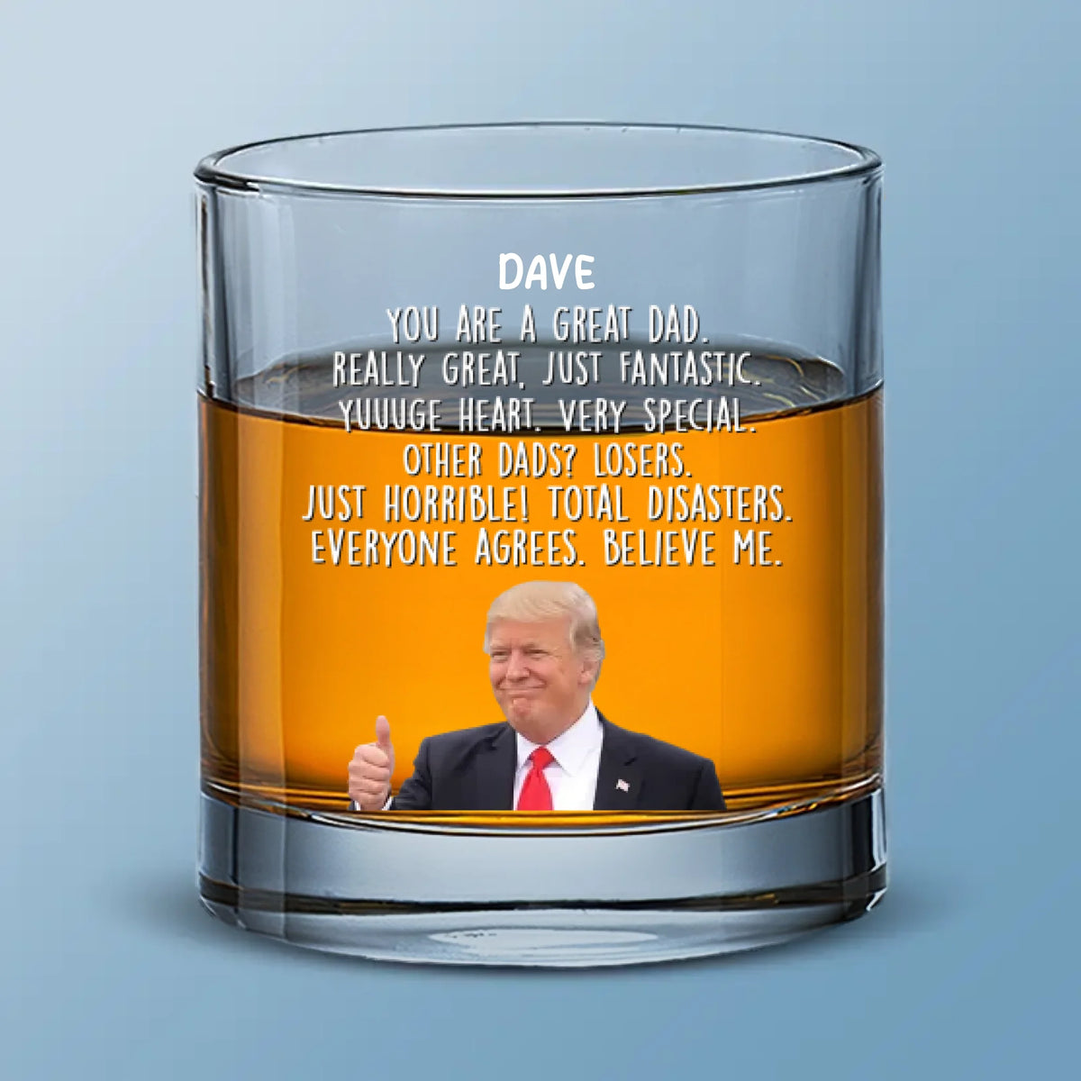It’s Time To Believe In A Better Tomorrow - US Election Whiskey Glass - Gift For Conservative Supporters