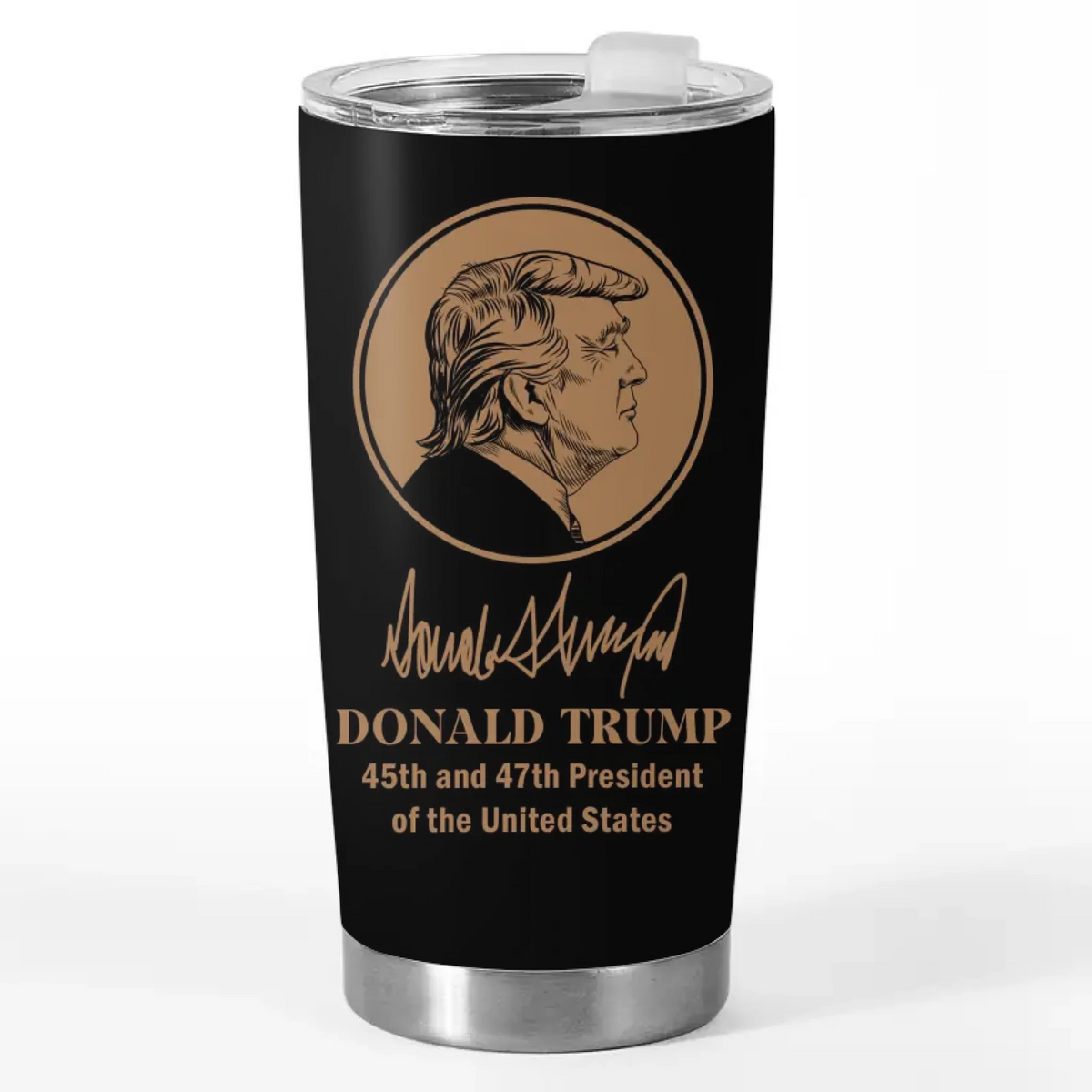 Greatness Never Backs Down - US Patriotic Pride 20oz Tumbler
