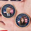 Couple Of The Year - US Patriotic Pride Gold-Colored Coin
