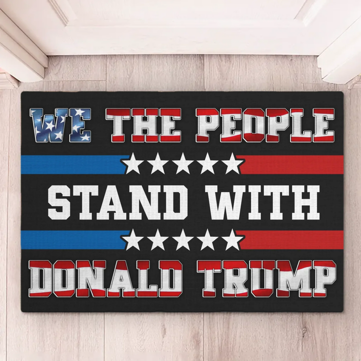 People’s Unity, Nation’s Glory - US Patriotic Pride Home Decor Decorative Mat, House Warming Gift Mat