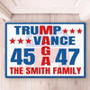 Stand With The Nation, Stand For The Future - US Patriotic Pride Home Decor Decorative Mat, House Warming Gift Mat