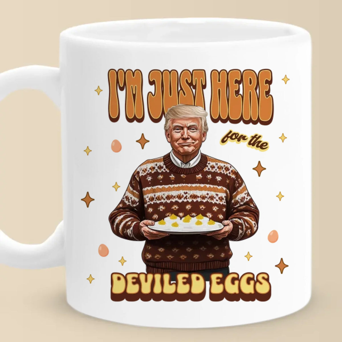 Deviled Eggs, Here I Come - US Patriotic Pride Mug