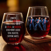 The Greatest Mom In The World - US Patriotic Pride Wine Glass