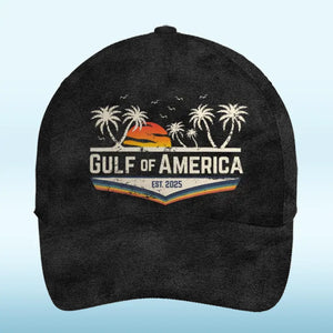 Sunsets, Freedom, And The Gulf - US Patriotic Pride Hat, All Over Print Classic Cap