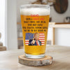 You Are The Best, Believe Me - US Patriotic Pride Beer Glass