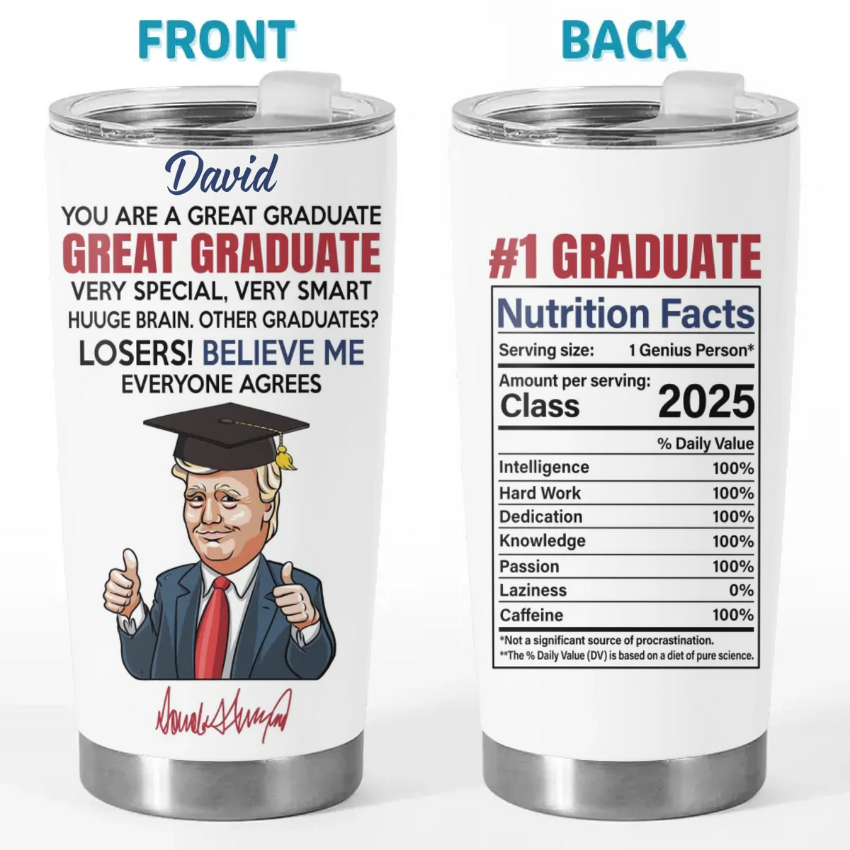 No One Graduates Better Than You - US Patriotic Pride 20oz Tumbler