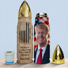 Loaded With Love, Armed With Dad Jokes - US Patriotic Pride Bullet Tumbler