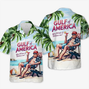 You'll Love It - US Patriotic Pride Unisex Tropical Hawaiian Aloha Shirt, Summer Vacation Gift For Conservative Supporters