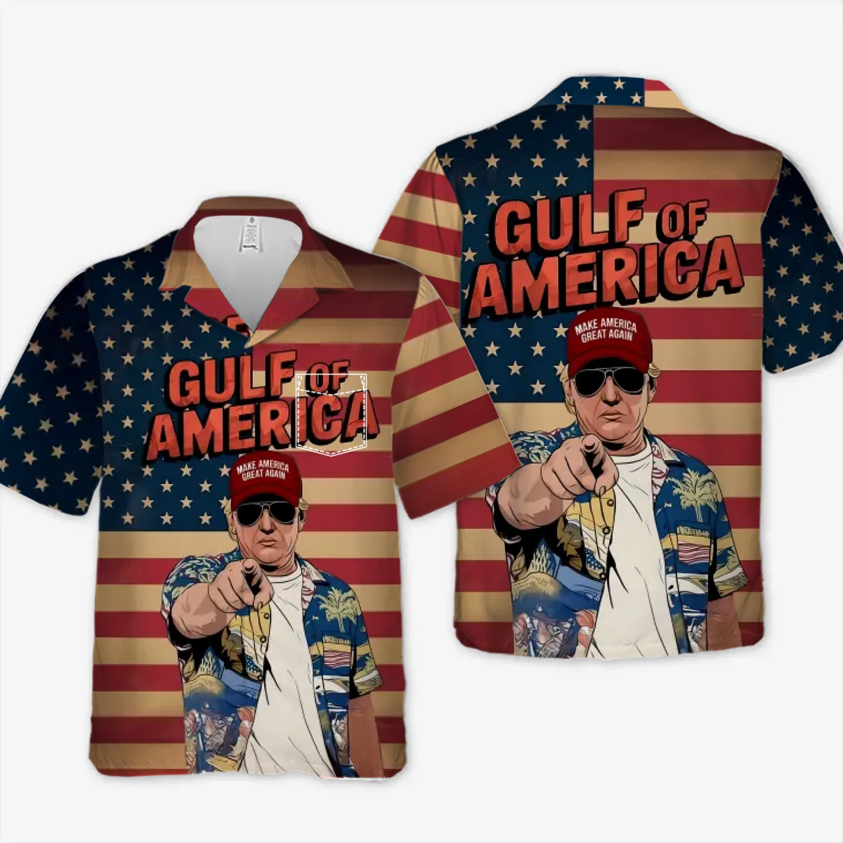 Commander Of The Chill Zone - US Patriotic Pride Unisex Tropical Hawaiian Aloha Shirt, Summer Vacation Gift For Conservative Supporters