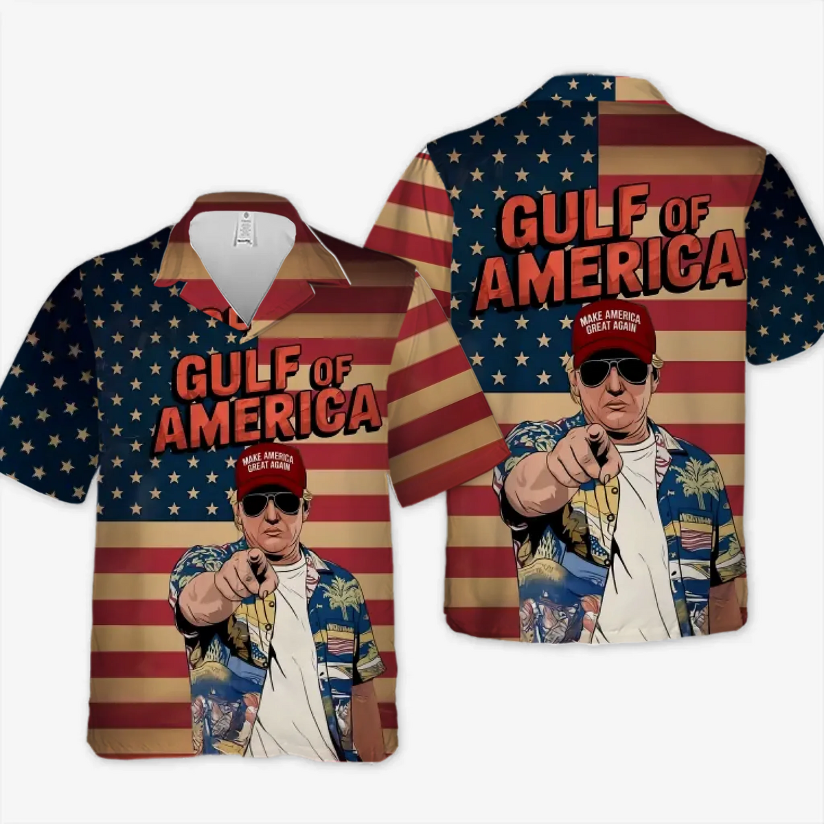 Commander Of The Chill Zone - US Patriotic Pride Unisex Tropical Hawaiian Aloha Shirt, Summer Vacation Gift For Conservative Supporters