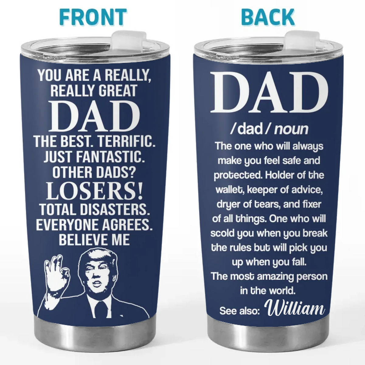 CEO Of Bad Jokes - US Patriotic Pride 20oz Tumbler