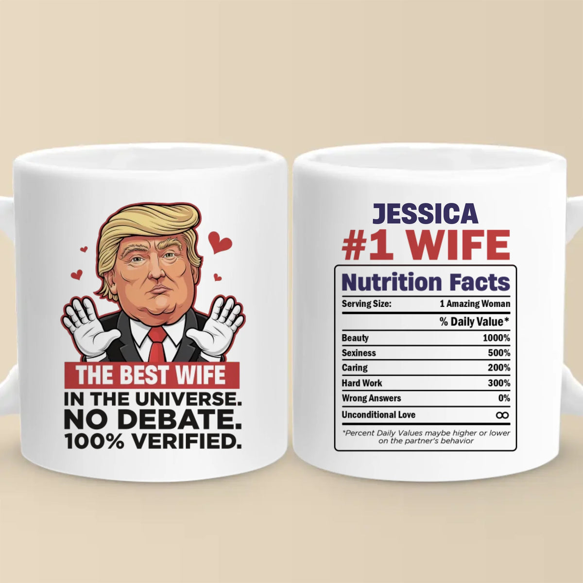 The Best Woman In The Universe, No Debate - US Patriotic Pride Mug