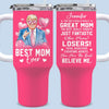 Best One Ever - US Patriotic Pride 40 Oz Stainless Steel Tumbler With Handle