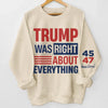 The Legend Returns - US Patriotic Pride Unisex Sweatshirt, Hoodie With Design On Sleeve