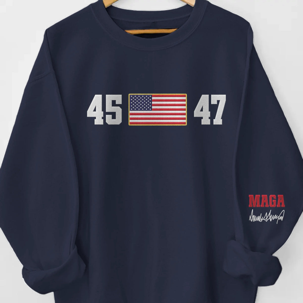 Same Mission, New Chapter - US Patriotic Pride Unisex Sweatshirt, Hoodie With Design On Sleeve