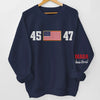 Same Mission, New Chapter - US Patriotic Pride Unisex Sweatshirt, Hoodie With Design On Sleeve