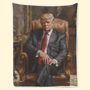 Born To Lead, Built To Win - US Patriotic Pride Blanket