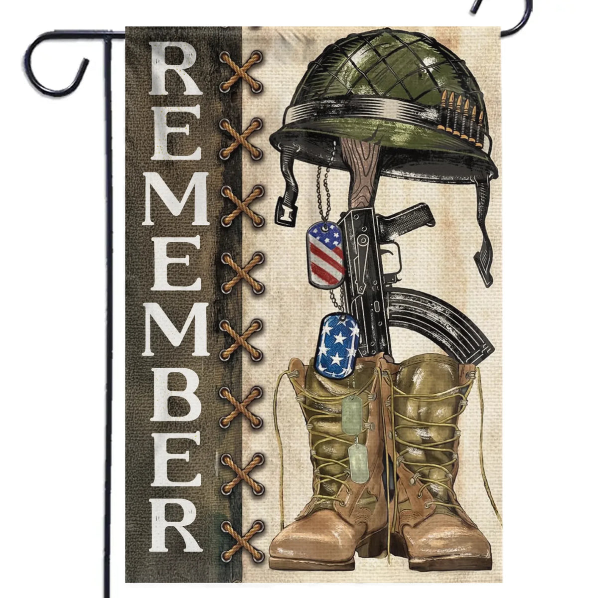 Honor Their Sacrifice, Live With Purpose - US Patriotic Pride House Flag, Garden Flag