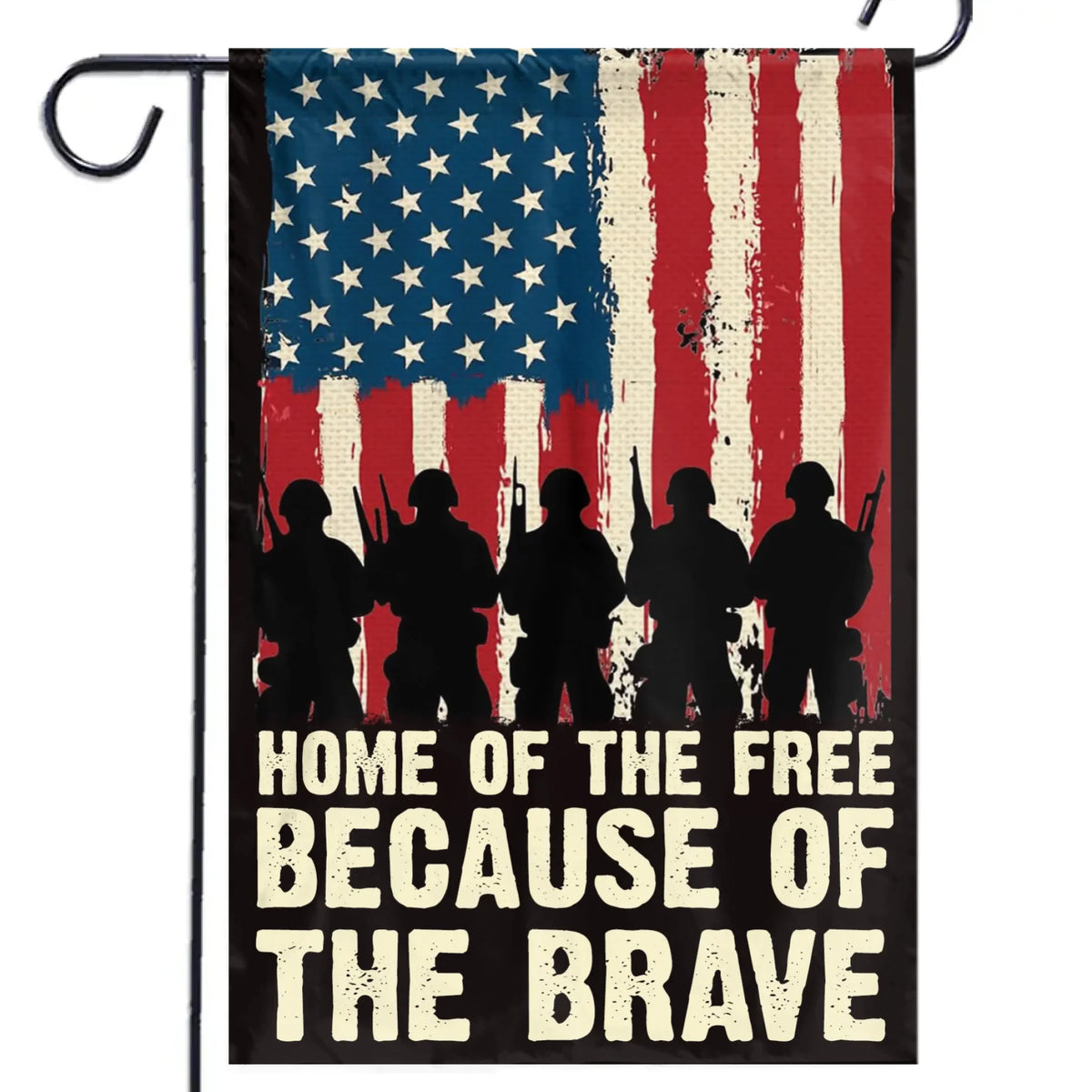 They Stood So We Could Live Free - US Patriotic Pride House Flag, Garden Flag