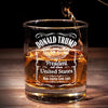 The Comeback No One Could Stop - US Patriotic Pride Whiskey Glass - Gift For Conservative Supporters