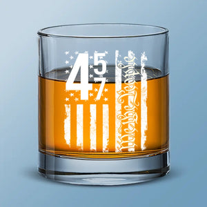America’s Loudest Whisper Of Truth - US Patriotic Pride Whiskey Glass - Gift For Conservative Supporters