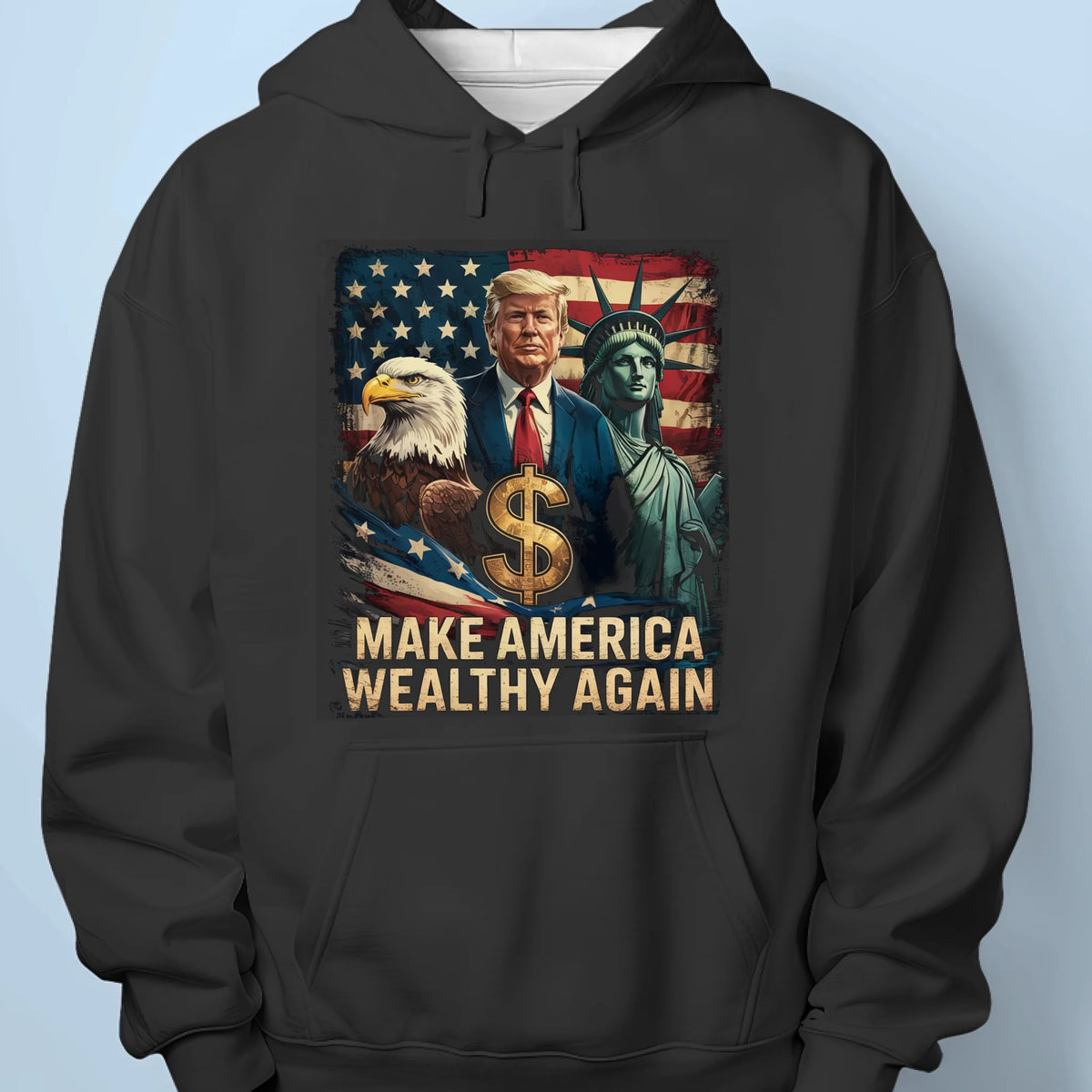 Main Street Thrived, Not Just Wall Street - US Patriotic Pride Unisex T-shirt, Premium T-shirt, Hoodie