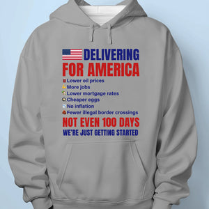 Delivering All The Best For America - US Patriotic Pride Unisex T-shirt, Premium T-shirt, Hoodie