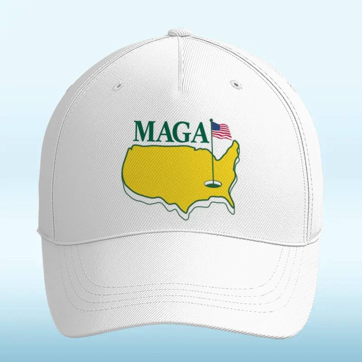 Golf Hard, Govern Harder - US Patriotic Pride Hat, All Over Print Classic Cap