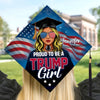 Proud To Be American Girl - US Patriotic Pride Graduation Cap - Gift For Best Friends, BFF, Sisters
