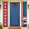 Remember This Country - US Patriotic Pride Porch Banner Set - House Decorations For Red-Wave Supporters