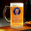 Everybody Wishes They Had A Dad Like You - US Patriotic Pride Glass Beer Mug