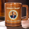 45, 47, And Still Pouring - US Patriotic Pride Wooden Mug