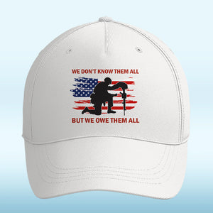 We Have Freedom And We Owe Them - US Patriotic Pride Hat, All Over Print Classic Cap