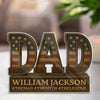 All American Dad Sign - US Patriotic Pride Acrylic Plaque Custom Shape