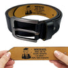 Grad, Like Me - US Patriotic Pride Engraved Leather Belt