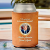 The Backyard Statement - US Patriotic Pride Leather Can Cooler - Gift For Conservative Supporters