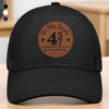 We The People 45 47 - US Patriotic Pride Round Leather Patch Hat