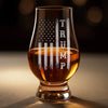 Straight Whiskey, No Chaser - US Patriotic Pride Engraved Glencairn Whiskey Glass