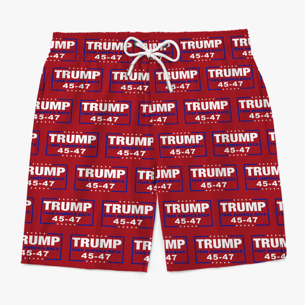 Born To Grill, Destined To Rule - US Patriotic Pride Tropical Hawaiian Aloha Men Beach Shorts