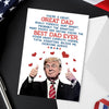 Legendary Father Material - US Patriotic Pride Postcard