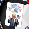 Tremendous Dad Energy - US Patriotic Pride Postcard