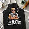 Grills, Chills, And Victory Thrills - US Patriotic Pride Apron