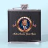Hated By Some, Feared By Many - US Patriotic Pride Hip Flask - Gift For Conservative Supporters