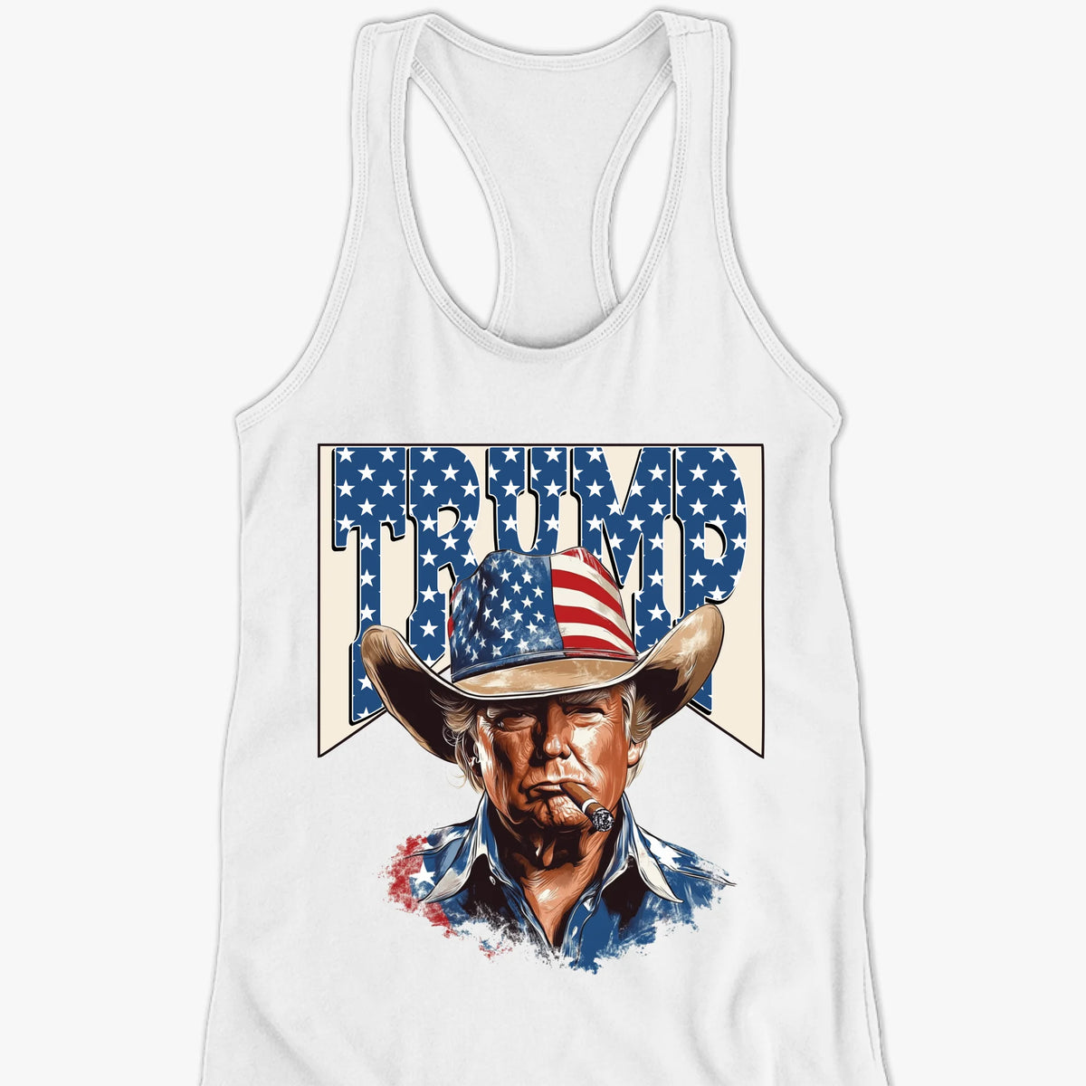The Storm Has A Commander - US Patriotic Pride Racer Back Tank Top, T-Shirt